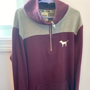 PINK Victoria’s Secret Half Zip Sweatshirt